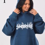 Inspire navy blue hoodie